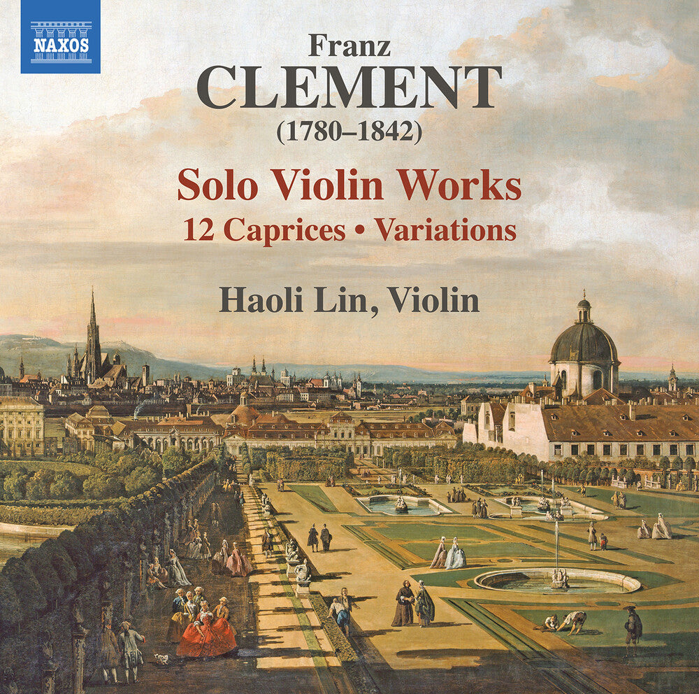 the album cover for Clement / Lin - Solo Violin Works - 12 Caprices Variations