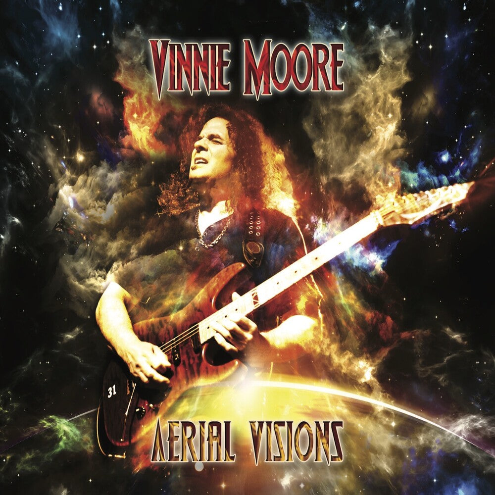 the album cover for Vinnie Moore - Aerial Visions [Reissue]