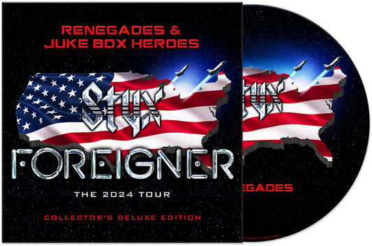 Styx & Foreigner - Renegades & Juke Box Heroes [Deluxe] (Pict) Vinyl Record