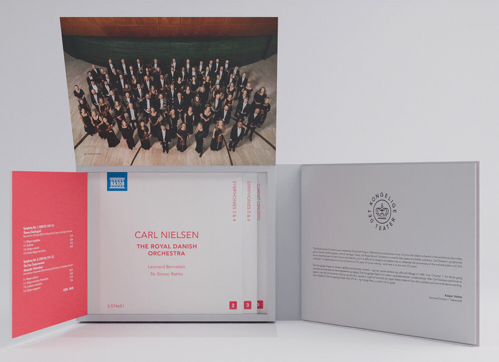 the album cover for Nielsen / The Royal Danish Orchestra - Symphonies