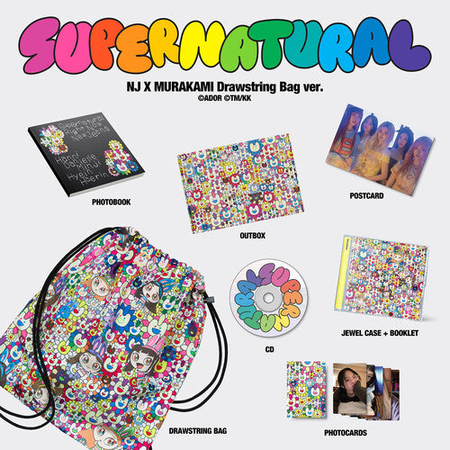 Newjeans - Newjeans 'supernatural' Nj X Murakami (drawstring) - Music CD