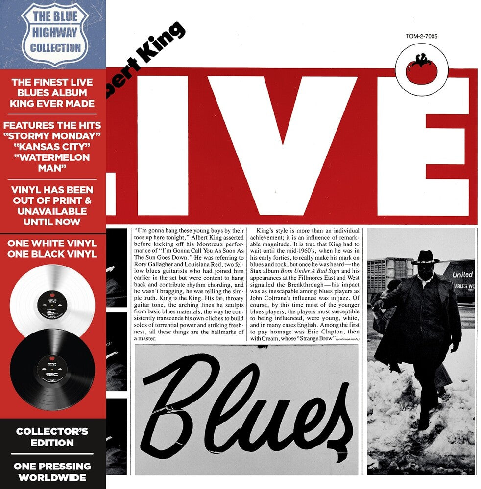 Albert King - Albert Live [Colored Vinyl] [Deluxe] [Limited Edition] (Wht) [Remastered] [Reissue] Vinyl Record