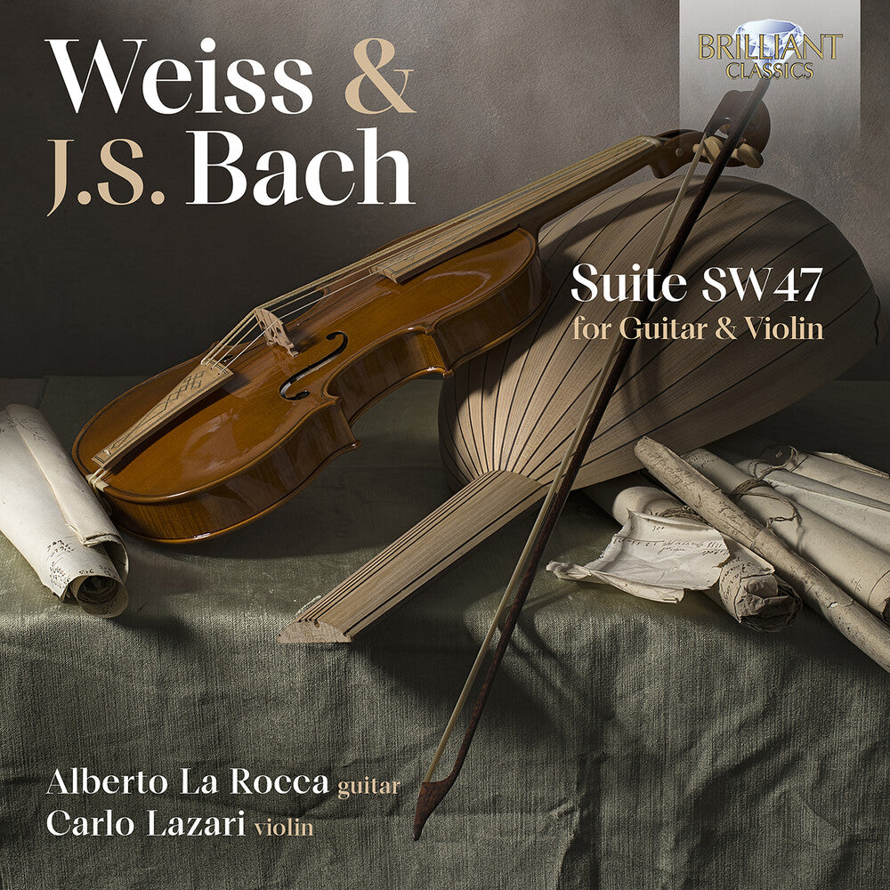 the album cover for J Bach .S / Weiss / Lazari - Suite Sw47 For Guitar & Violin