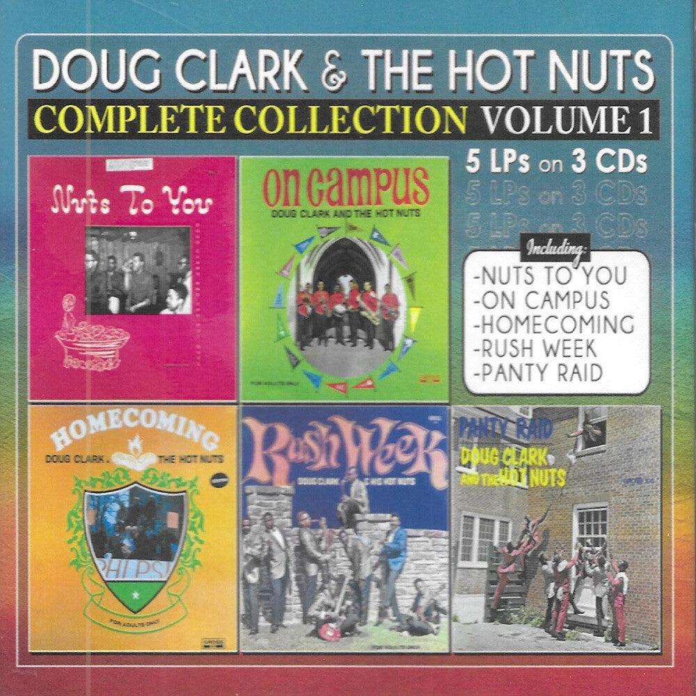 the album cover for Doug Clark  / Hot Nuts - Nuts To You-On Campus-Homecoming-Rush Week-Panty