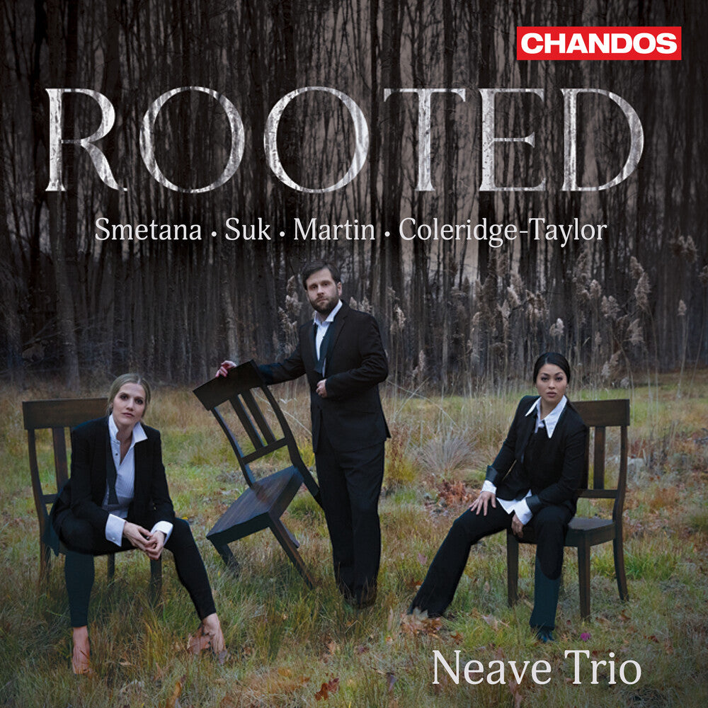 the album cover for Martin / Smetana / Neave Trio - Rooted