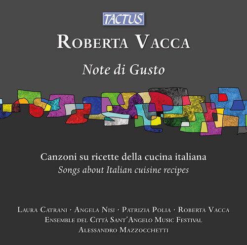 Vacca / Nisi / Catrani - Note Di Gusto - Songs About Italian Cuisine Recipe - Music CD