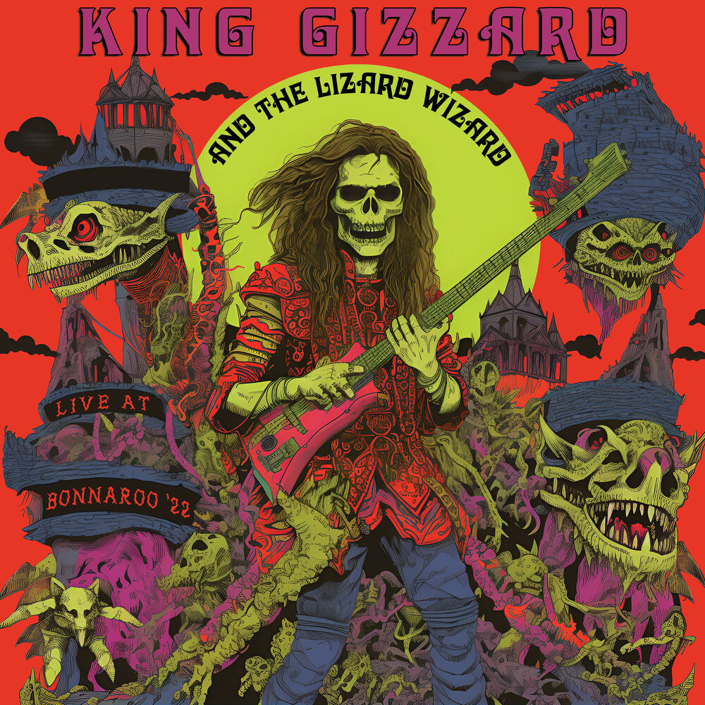 the album cover for King Gizzard & The Lizard Wizard - Live At Bonnaroo 22