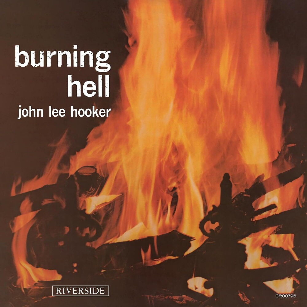 the album cover for John Lee Hooker - Burning Hell (Bluesville Acoustic Sounds Series)  [CD]