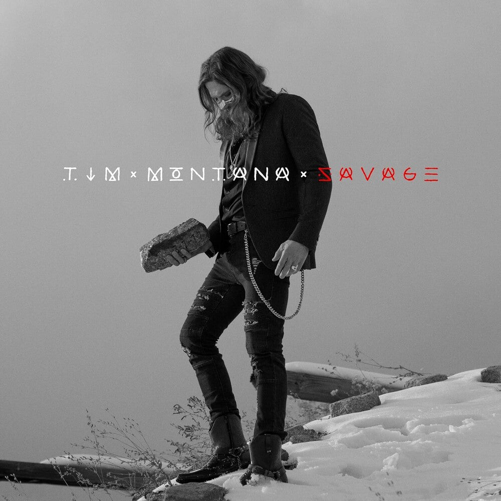 the album cover for Tim Montana - Savage