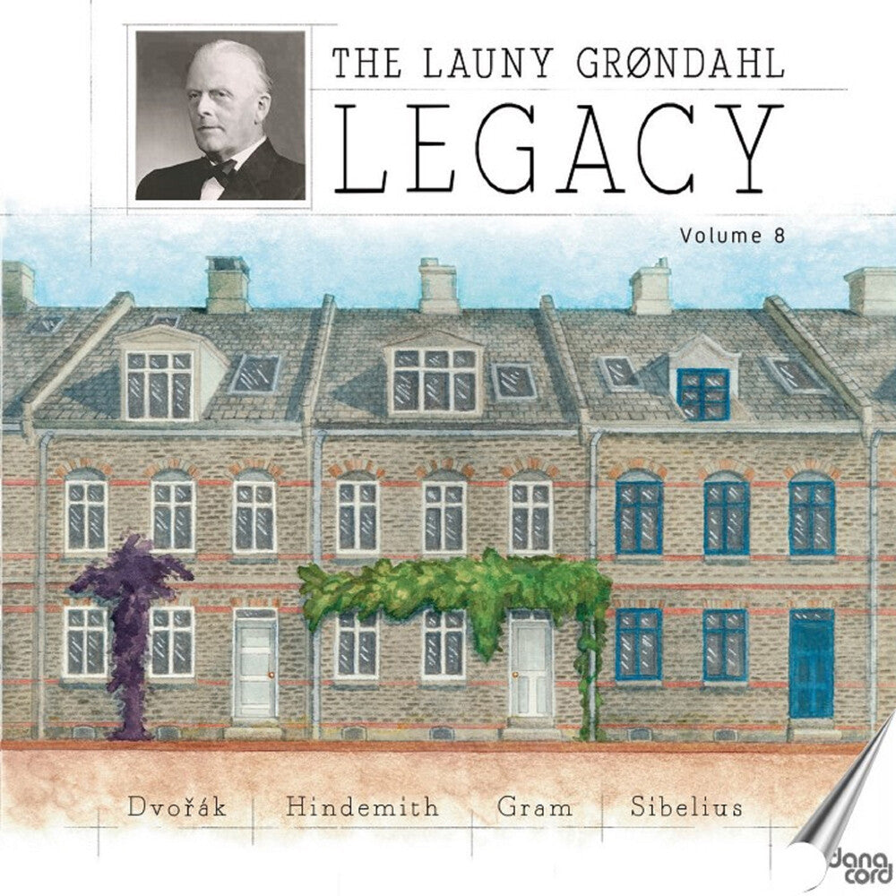 the album cover for Dvorak / Gram / Sibelius / Rostal - Launy Grondahl Legacy Vol. 8