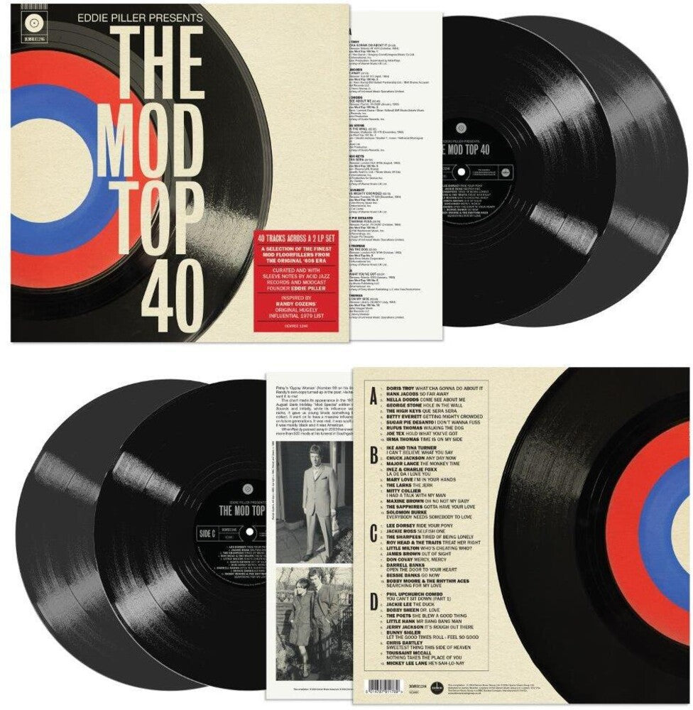 Eddie Piller Presents The Mod Top 40 / Various [LP] Vinyl Record