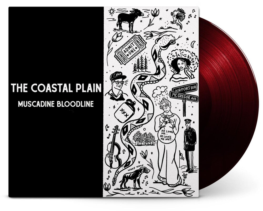 Muscadine Bloodline - The Coastal Plain [Indie Exclusive Maroon LP] Vinyl Record