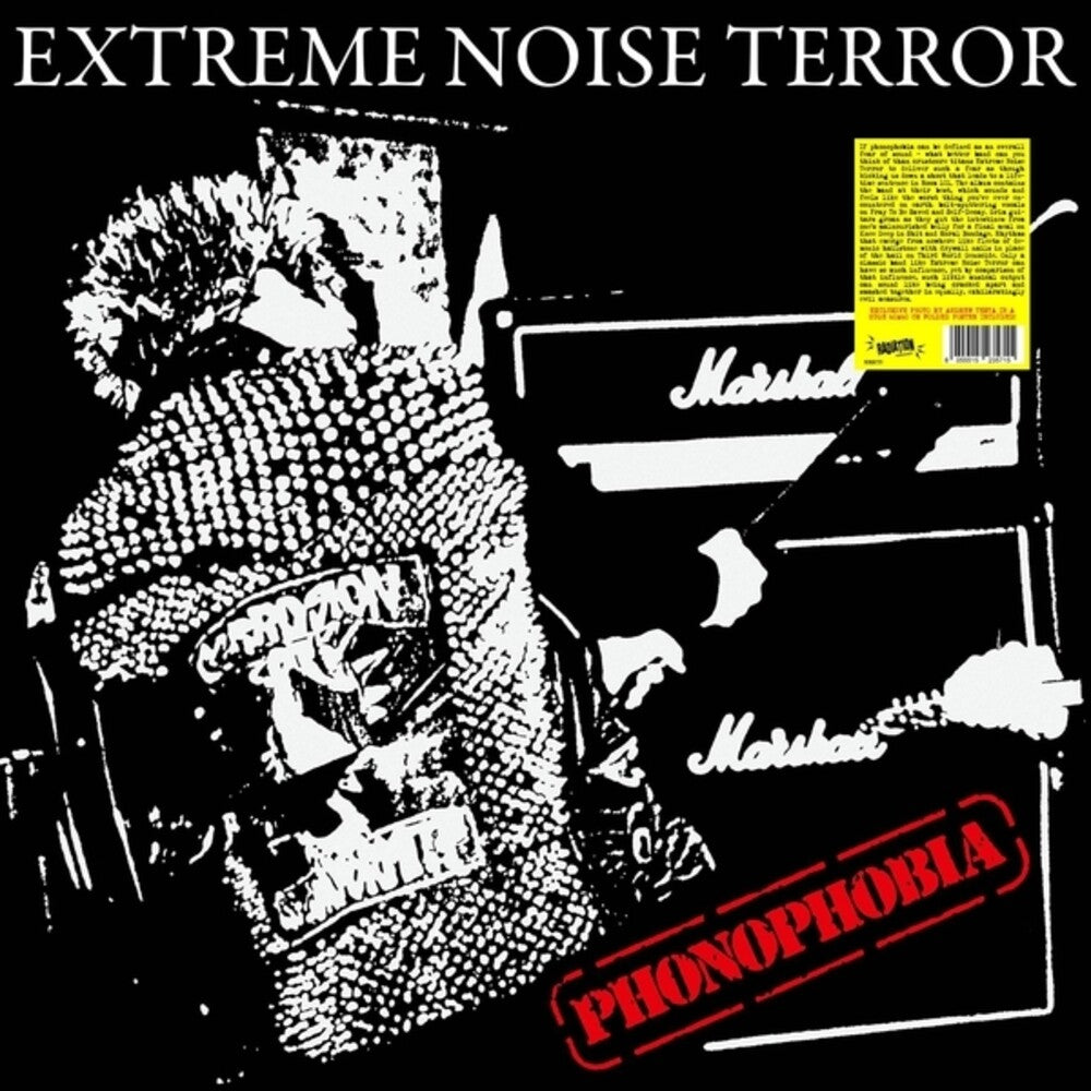 the album cover for Extreme Noise Terror - Phonophobia [Colored Vinyl] (Post) (Uk)