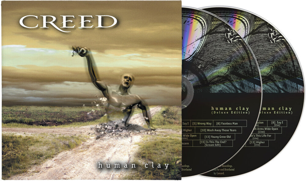 the album cover for Creed - Human Clay - (Deluxe Edition) (25th Anniversary) [2 CD]