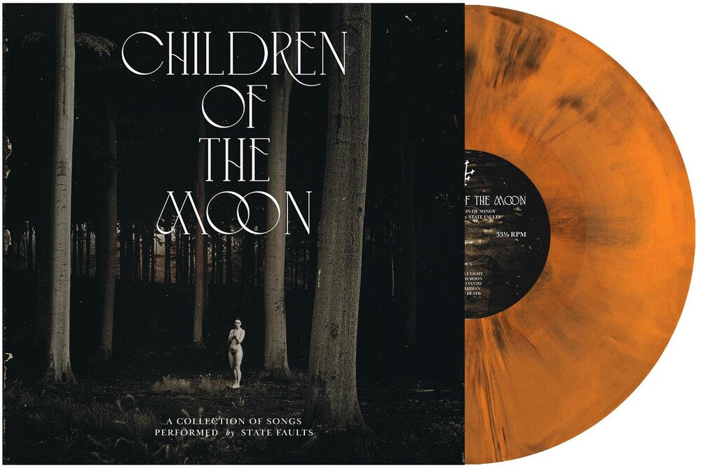 State Faults - Children of the Moon [Orange/Black Galaxy LP] Vinyl Record