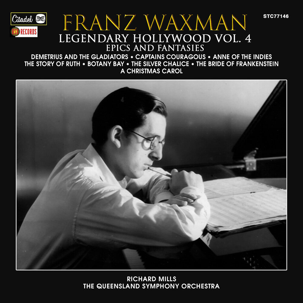 the album cover for Franz Waxman - Legendary Hollywood: Franz Waxman Vol. 4