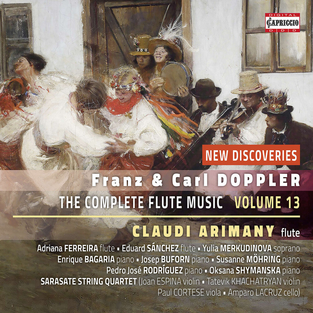 the album cover for Brotons / Doppler / Arimany - Complete Flute Music Edition Vol. 13