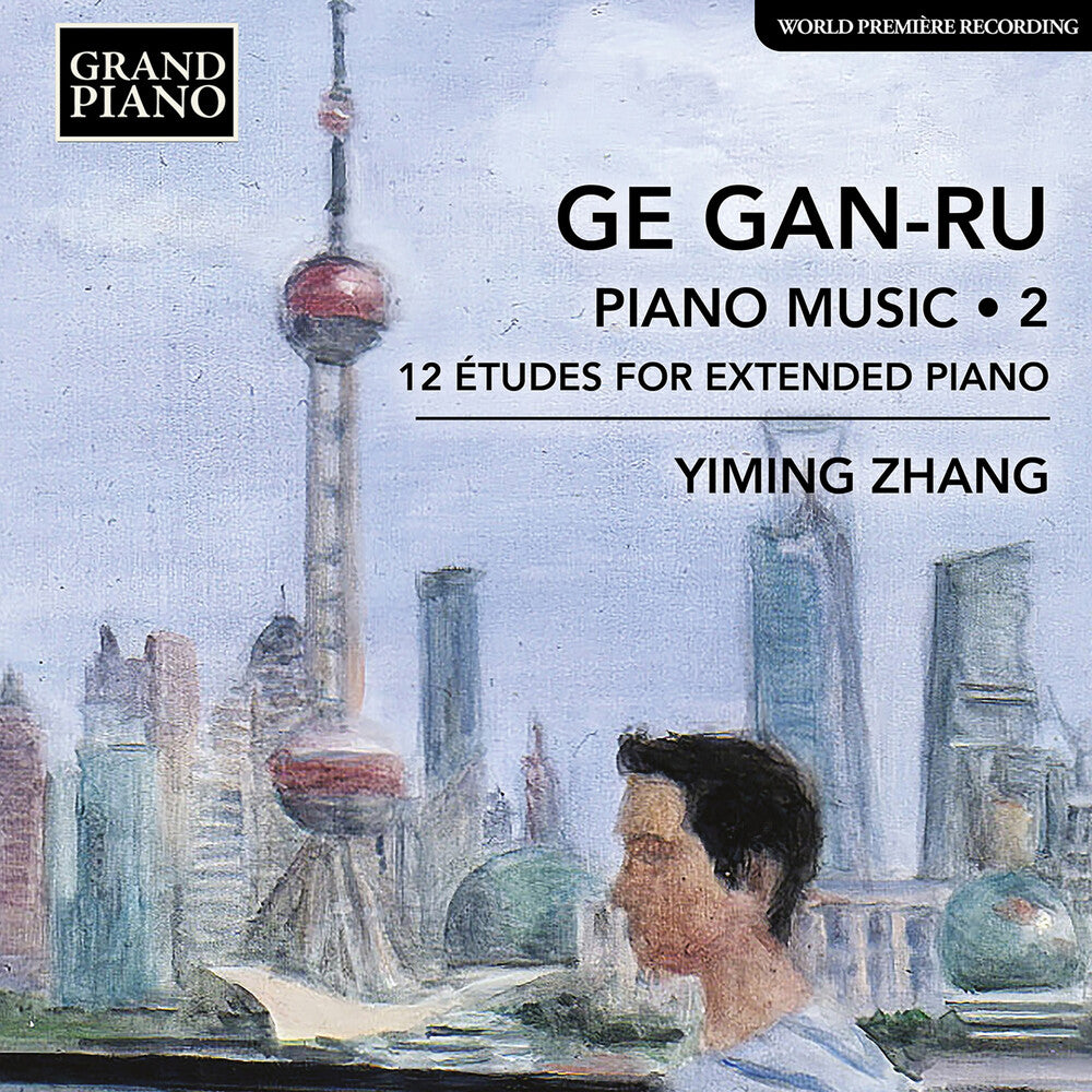 the album cover for Ru / Zhang - Piano Music Vol. 2 - 12 Etudes For Extended Piano