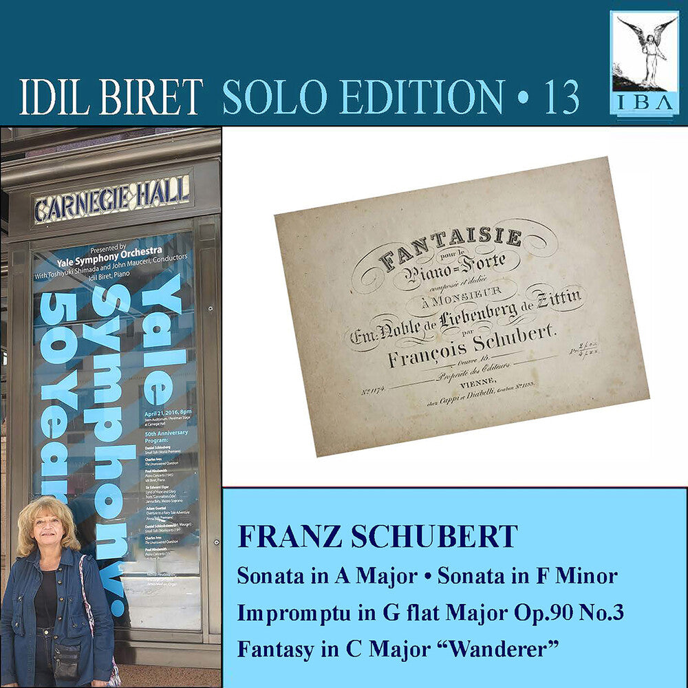 the album cover for Schubert / Biret - Idil Biret Solo Edition Vol. 13
