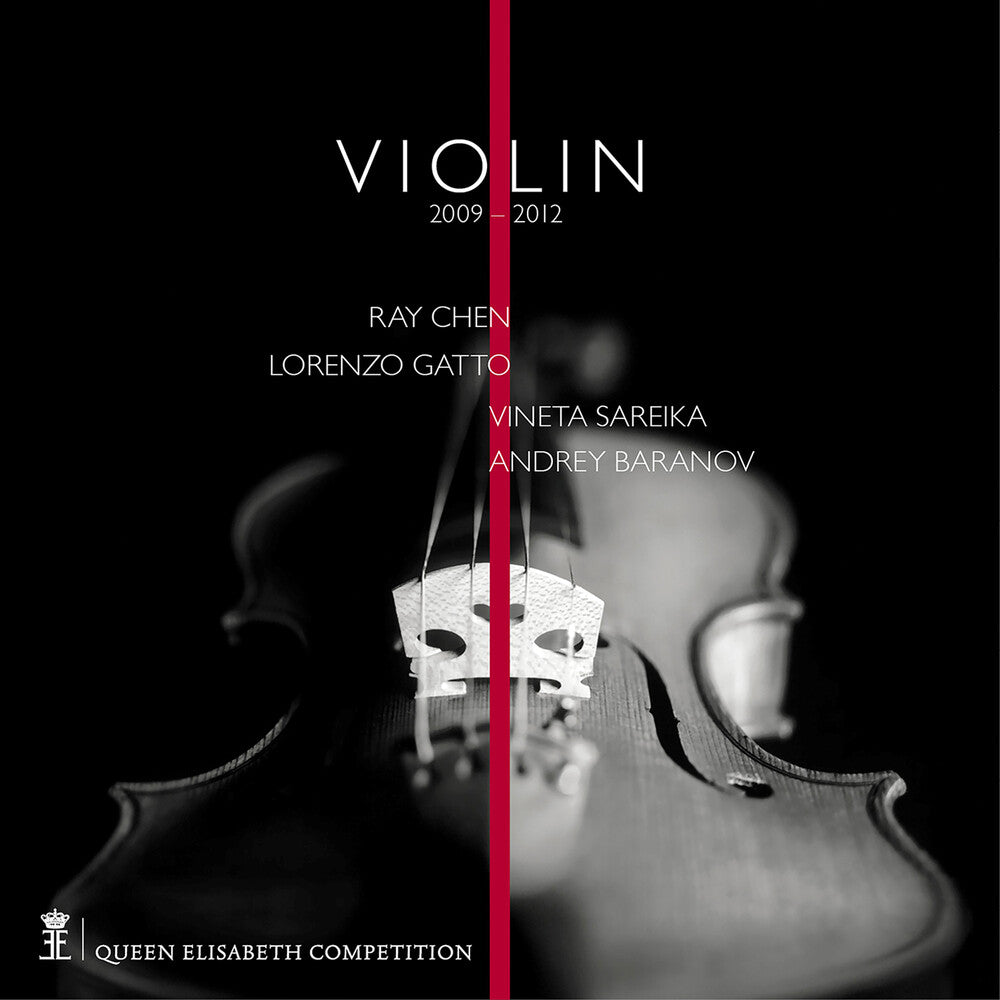 the album cover for Baranov / Sareika / Gatto - Queen Elisabeth Competition - Violin 2009 & 2012
