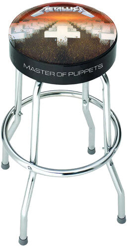 Rocksax Metallica Mop Bar Stool Seat Blk/chrm - Rocksax Metallica Mop Bar Stool Seat Blk/chrm - Special Products