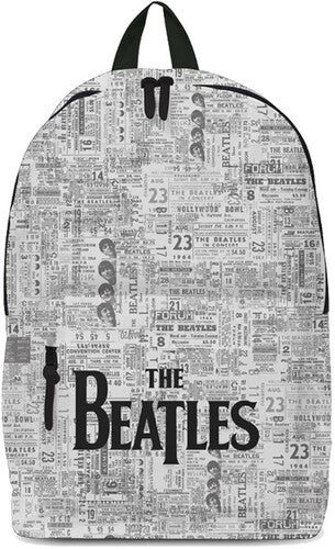 Rocksax Beatles Tickets Backpack Blk - Rocksax Beatles Tickets Backpack Blk - Special Products