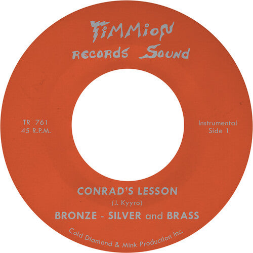 Bronze Silver & Brass - Conrad's Lesson - Transparent Red - Vinyl Record