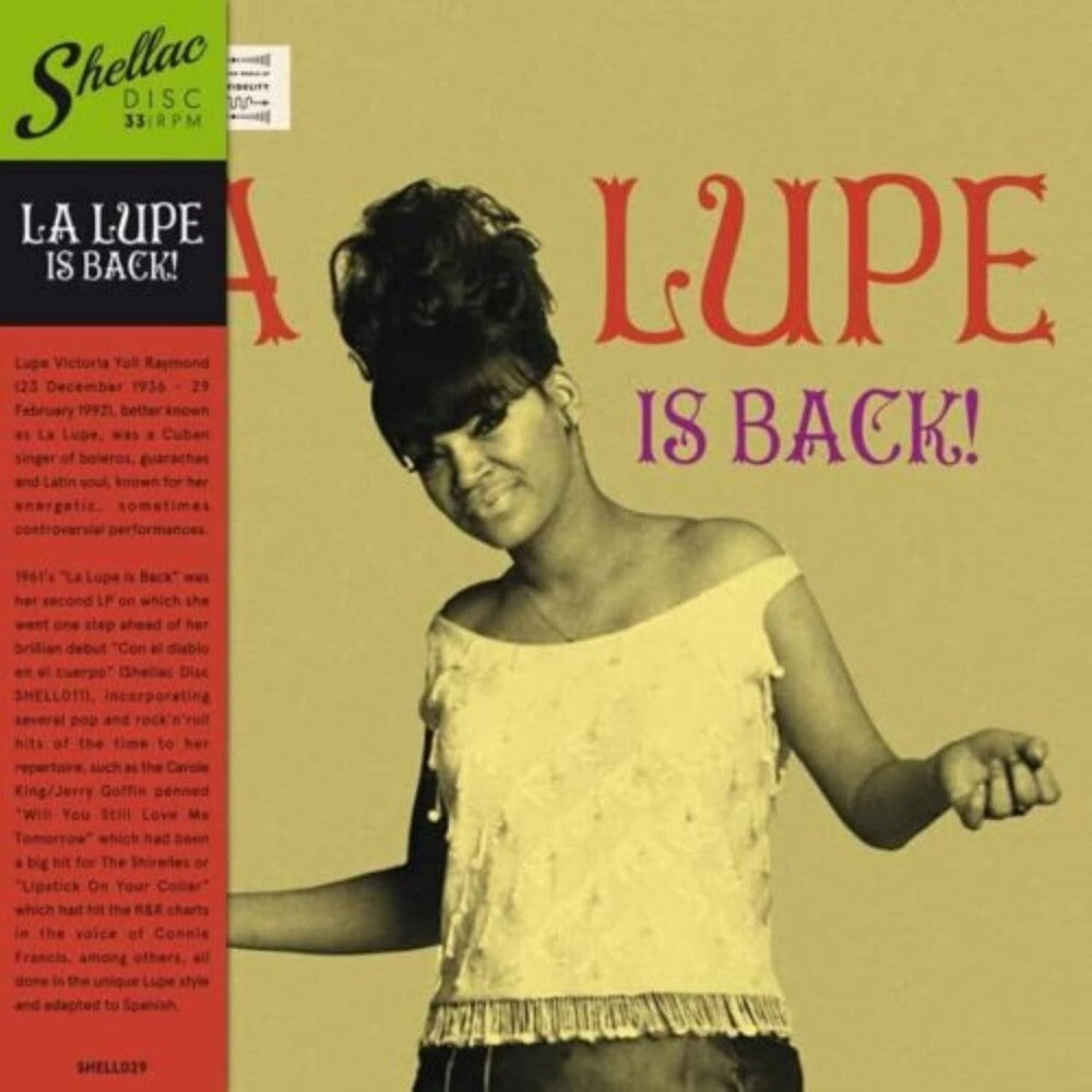 La Lupe - Is Back (Spa) [LP] Vinyl Record