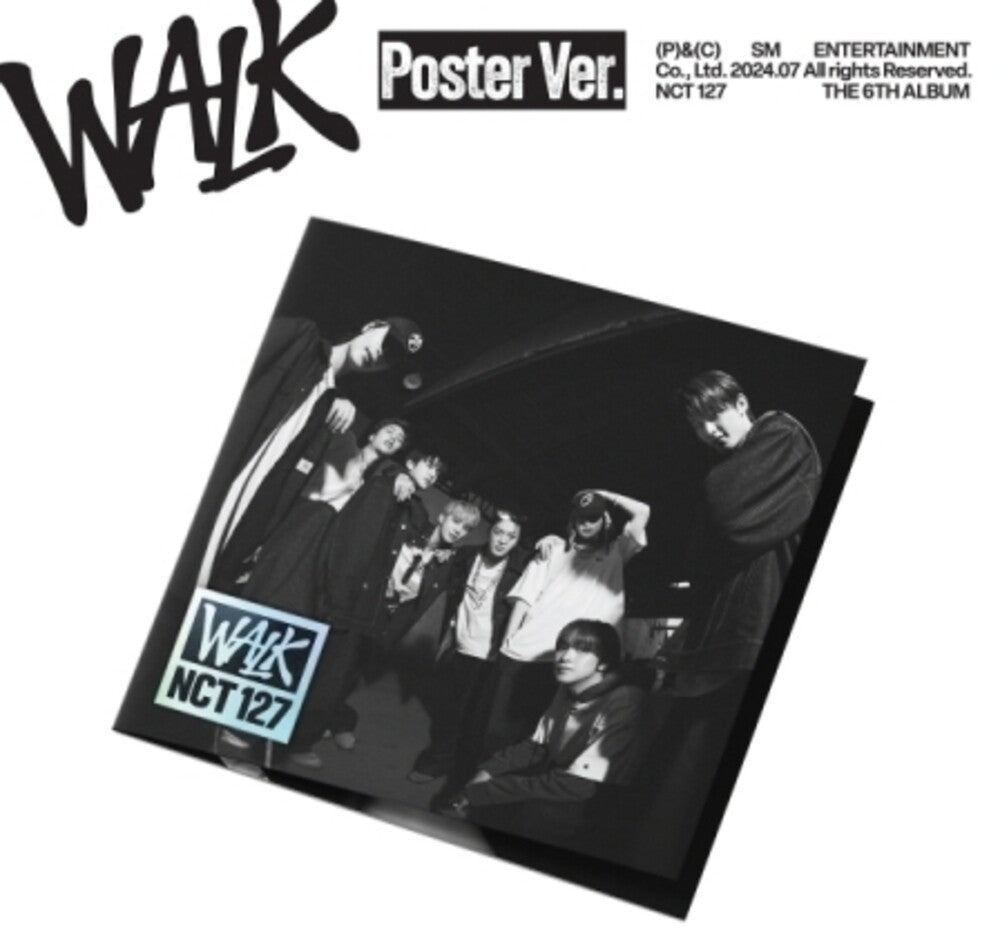 the album cover for NCT 127 - Walk - Poster Version [With Booklet] (Phot) (Asia)