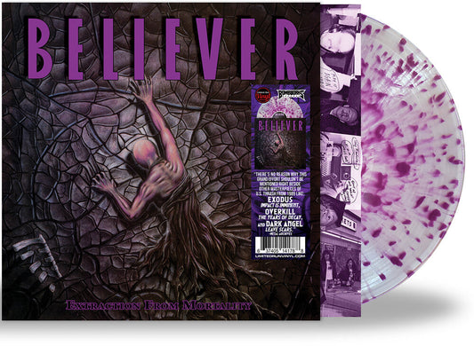 Believer - Extraction From Mortality [Colored Vinyl] [Limited Edition] (Purp) Vinyl Record