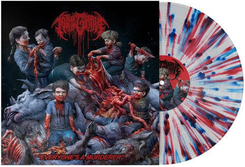 To the Grave - Everyone's A Murderer [White, Red, Blue & Black Splatter] Vinyl Record