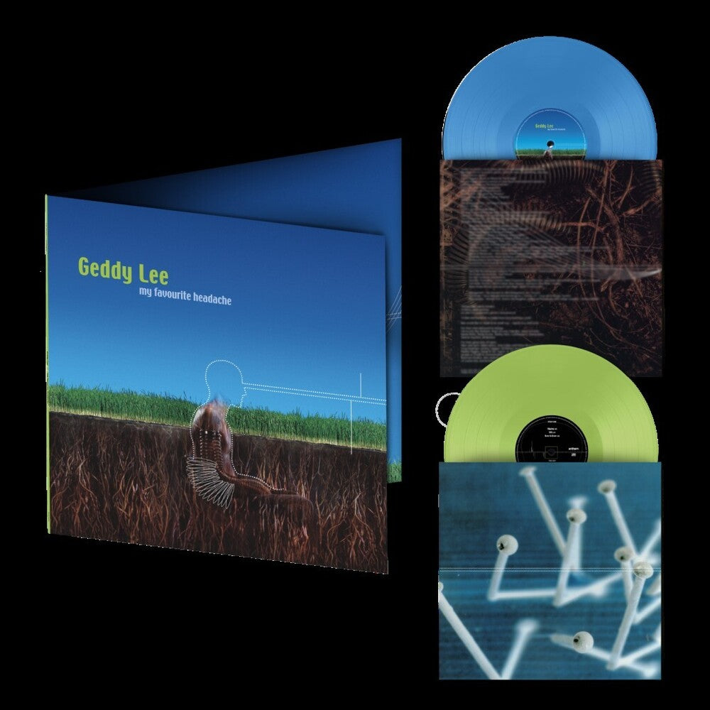 Geddy Lee - My Favourite Headache (Blue) [Colored Vinyl] (Grn) [Limited Edition] Vinyl Record
