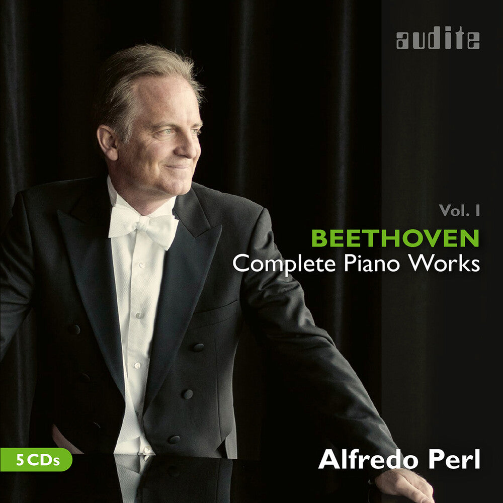 the album cover for L Beethoven .V. / Perl - Complete Piano Works Vol. 1