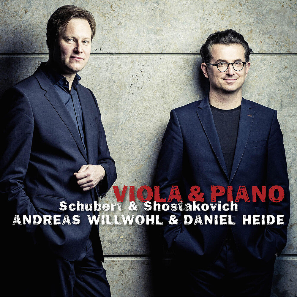 the album cover for Schubert / Shostakovich / Heide - Viola & Piano