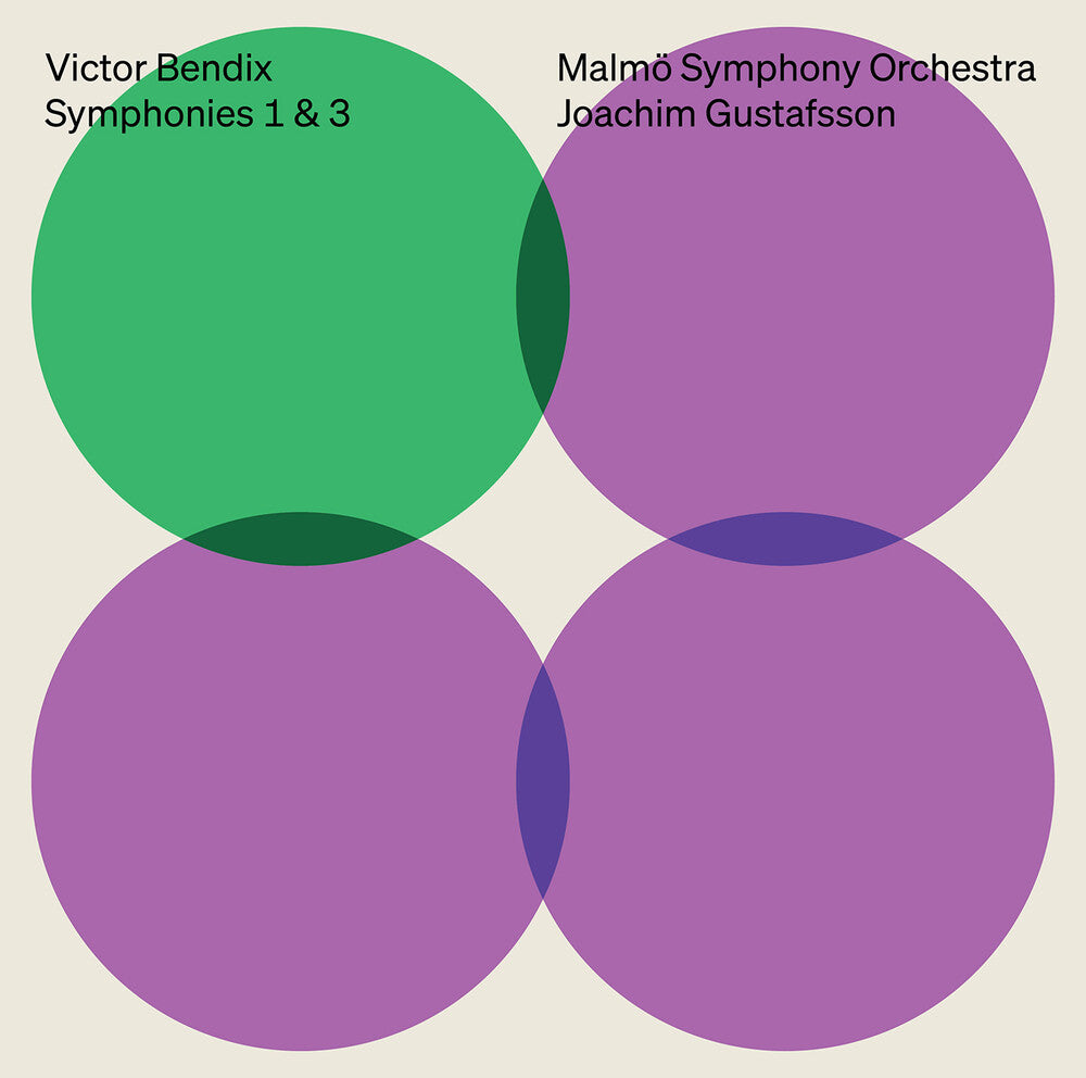 the album cover for Bendix / Malmo Symphony Orchestra - Symphonies Nos. 1 & 3