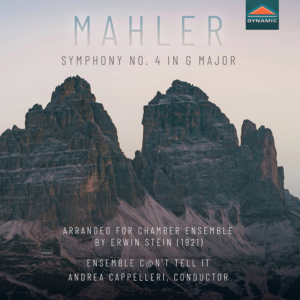 the album cover for Mahler / Ensemble Can't Tell It - Symphony No. 4 In G Major Arranged For Chamber