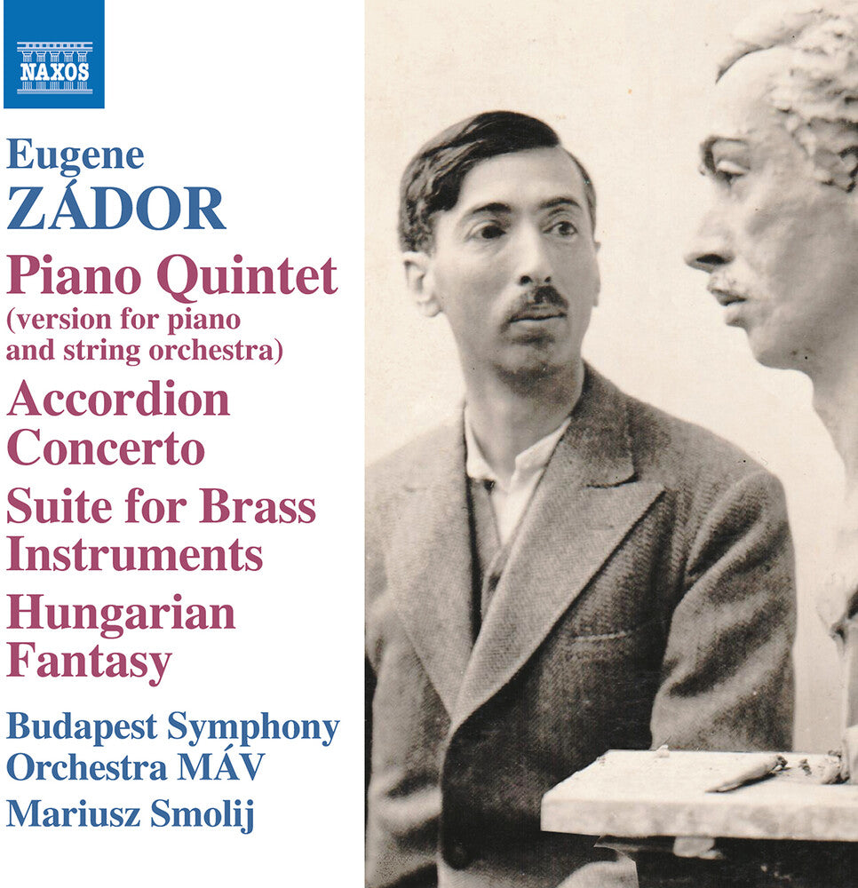 the album cover for Zador / Baran / Budapest Symphony Orchestra Mav - Piano Quintet (Arr. M. Smolij For Piano)