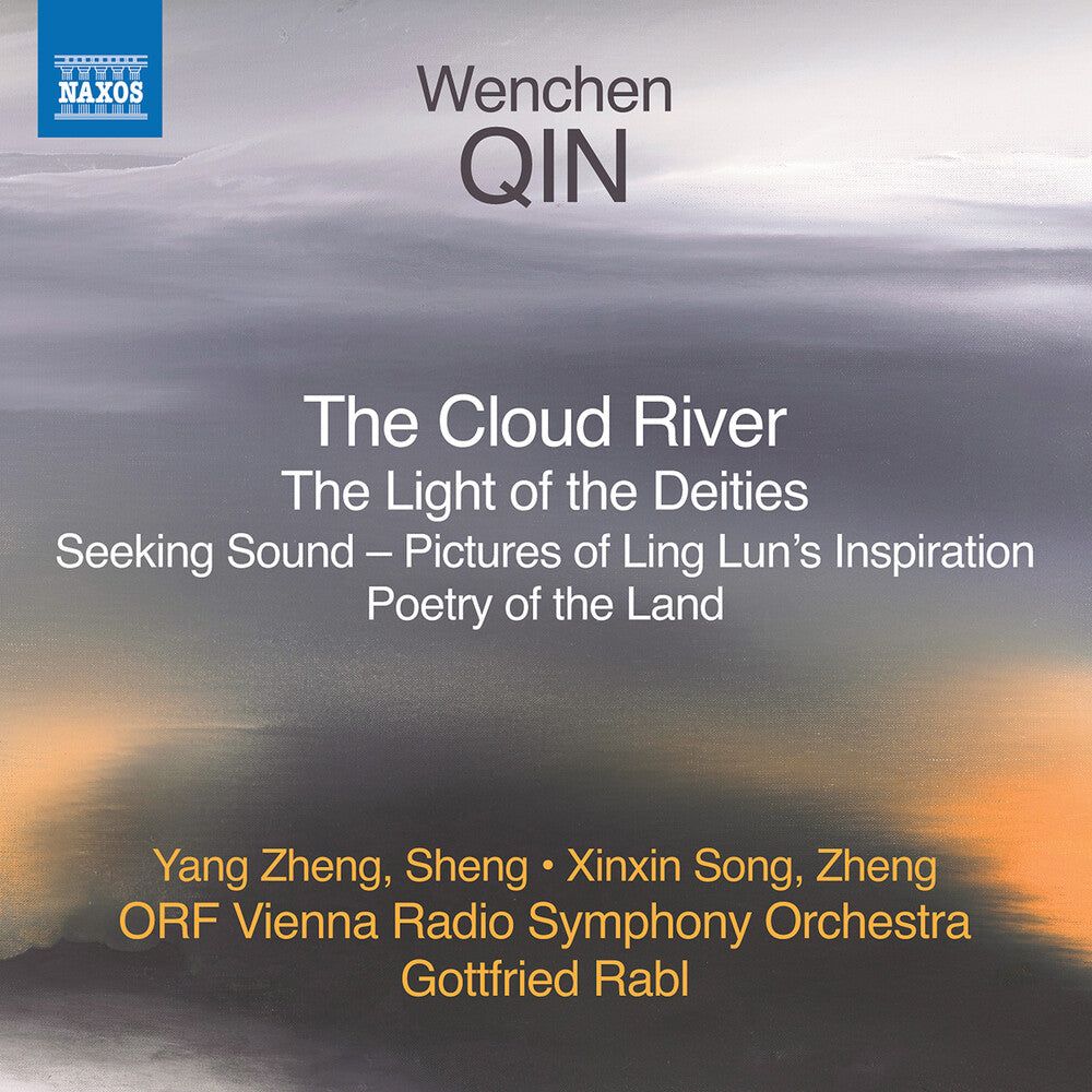 the album cover for Qin / Zheng / Orf Vienna Radio Symphony Orchestra - Cloud River The Light Of The Deities