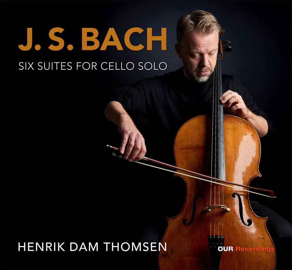 the album cover for J Bach .S. / Thomsen - Six Suites For Cello Solo