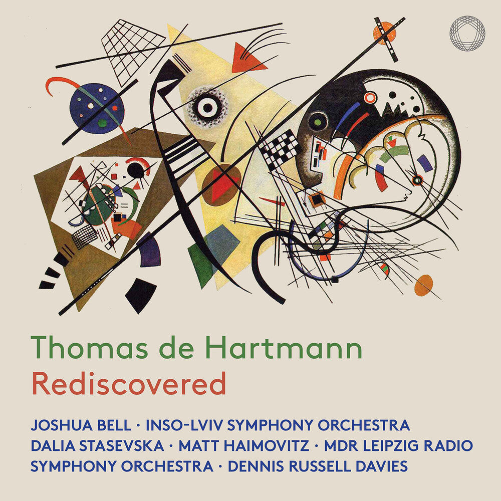 the album cover for Hartmann / Bell / Haimovitz - Thomas De Hartmann Rediscovered