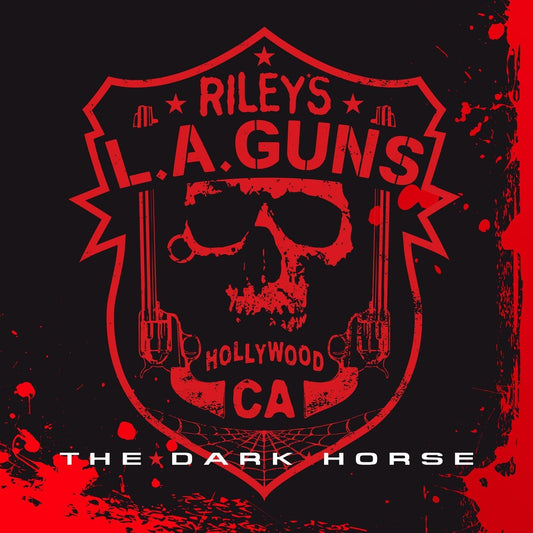 L.A. Guns - The Dark Horse [Red & Black Marble LP] Vinyl Record