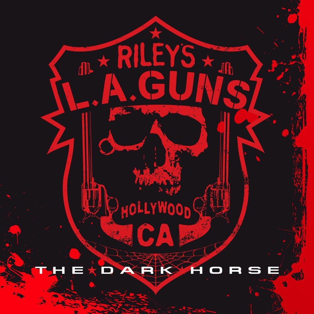 L.A. Guns - The Dark Horse [Red & Black Marble LP] Vinyl Record