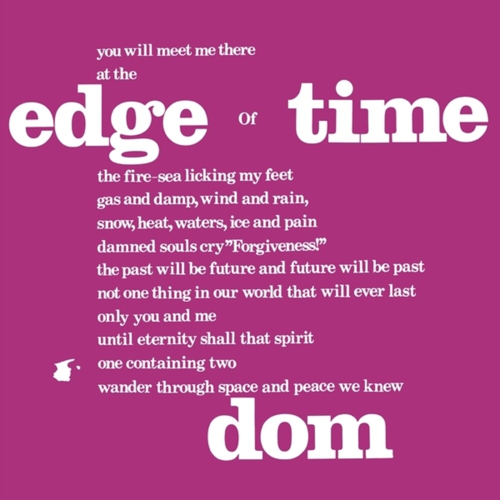 Dom - Edge Of Time [LP] Vinyl Record