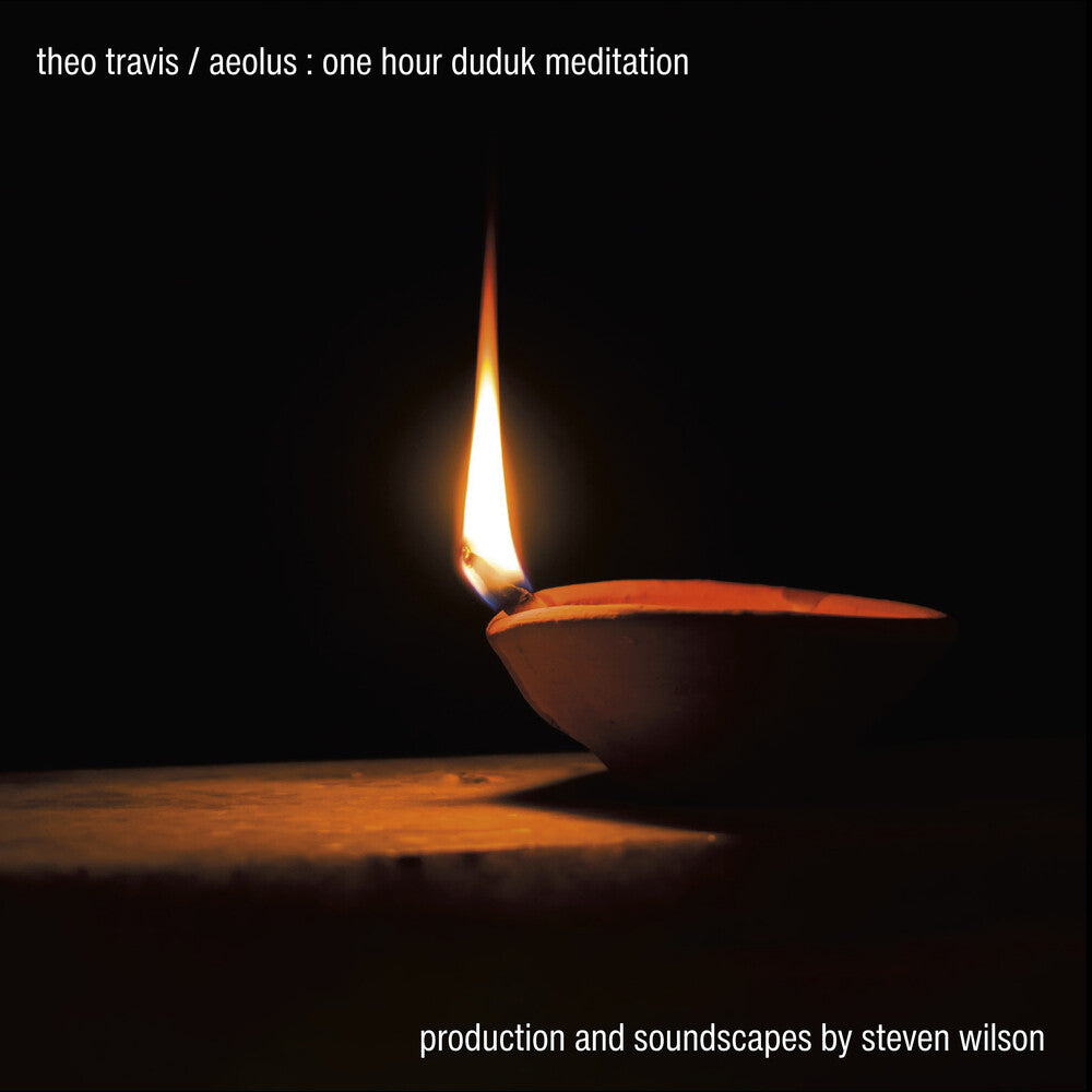 the album cover for Theo Travis  / Wilson,Steven - Aeolus: One Hour Duduk Meditation (Wbr) (Uk)