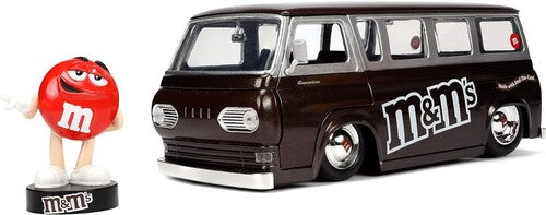 1:24 M&m's 1965 Ford Econoline W/ Red Figure - 1:24 M&m's 1965 Ford Econoline W/ Red Figure - Collectibles