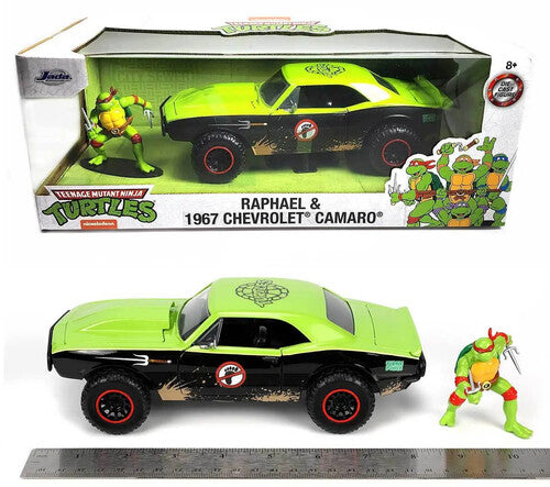 1:24 67 Chevy Camaro W/ Tmnt Raphael Fig - 1:24 67 Chevy Camaro W/ Tmnt Raphael Fig - Collectibles