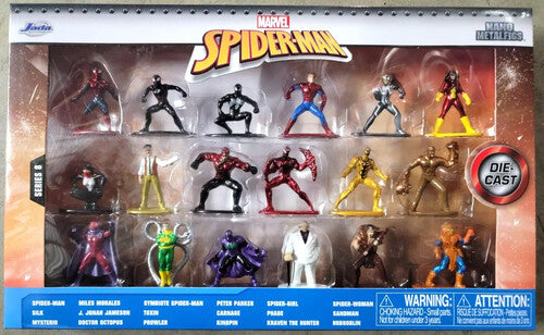 1.65 Nano Metalfigs Marvel : 18-pk W9 Spider-man - 1.65 Nano Metalfigs Marvel : 18-pk W9 Spider-man - Collectibles