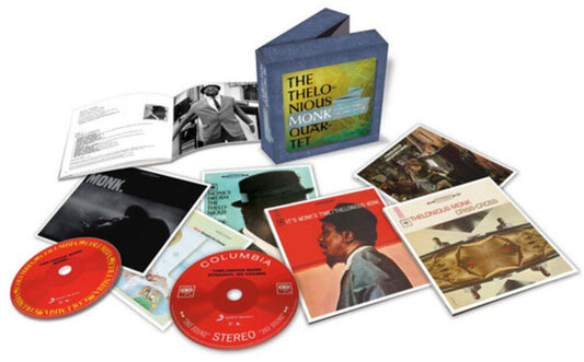 the album cover for Thelonious Monk  Quartet - Complete Columbia Studio Albums Collection (Clam)