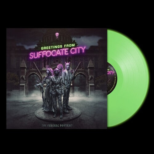 Funeral Portrait - Greetings From Suffocate City [Neon Green] Vinyl Record