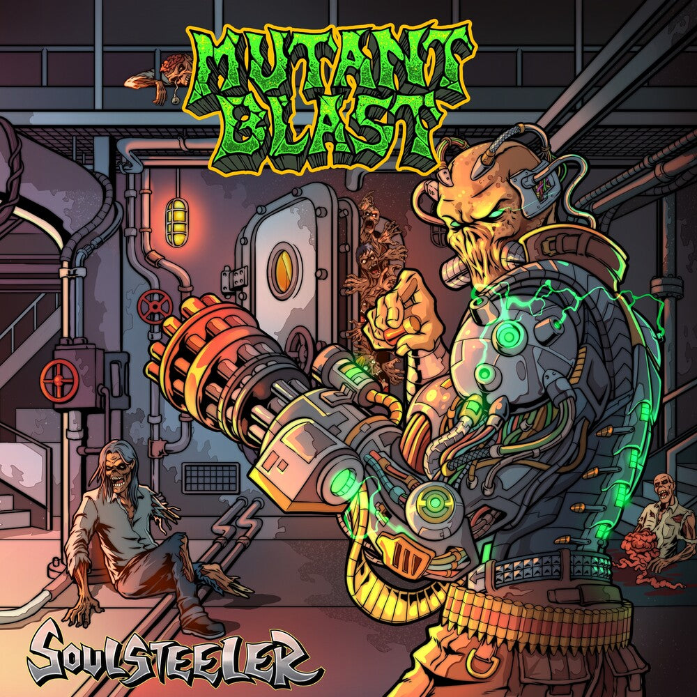 the album cover for Mutant Blast - Soulsteeler